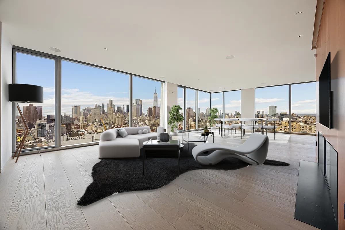 After: Virtually staged room by Listed.